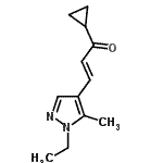 CAS#: 512815-45-1, (2E)-1-Cyclopropyl-3-(1-Ethyl-5-Methyl-1H-Pyrazol-4-Yl)-2-Propen-1-One