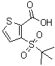 CAS#: 51285-58-6, 3-[(2-Methyl-2-Propanyl)Sulfonyl]-2-Thiophenecarboxylic Acid