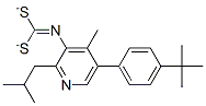 CAS 登录号:51308-55-5, S-(4-(1,1-二甲基乙基)苯基)甲基 S-(2-甲基丙基) 3-吡啶基二硫代甲亚氨酸酯