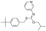 CAS#: 51308-65-7, S-((4-(1,1-Dimethylethyl)Phenyl)Methyl) O-(2-Methylpropyl) 3-Pyridinylcarbonimidothioate