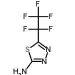 CAS 登录号：51314-64-8， 5-(五氟乙基)-1,3,4-噻二唑-2-胺