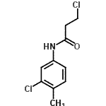 CAS 登录号：51318-77-5， 3-氯-N-(3-氯-4-甲基苯基)丙酰胺