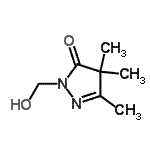 CAS 登录号：51355-45-4， 2-(羟基甲基)-4,4,5-三甲基-2,4-二氢-3H-吡唑-3-酮