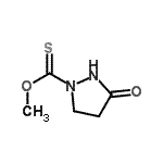 CAS 登录号：51356-41-3， O-甲基3-氧代-1-吡唑烷硫代甲酸酯