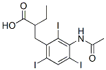 CAS 登录号：51374-99-3， 2-乙基-3-(3-乙酰氨基-2,4,6-三碘苯基)丙酸