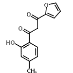 CAS#: 51379-21-6, 1-(2-Furyl)-3-(2-Hydroxy-4-Methylphenyl)-1,3-Propanedione