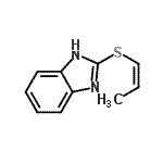 CAS#: 51388-96-6, 2-[(1Z)-1-Propen-1-Ylsulfanyl]-1H-Benzimidazole