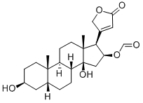 CAS#: 514-21-6, 3beta,14,16beta-Trihydroxy-5beta-Card-20(22)-Enolide 16-Formate