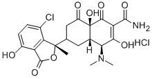 CAS 登录号：514-53-4， 异氯四环素盐酸盐