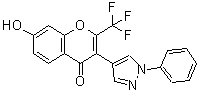 CAS#: 51412-01-2, 7-Hydroxy-3-(1-Phenyl-1H-Pyrazol-4-Yl)-2-Trifluoromethyl-Chromen-4-One