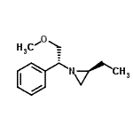 CAS 登录号：514168-46-8， (2S)-2-乙基-1-[(1R)-2-甲氧基-1-苯基乙基]氮丙啶