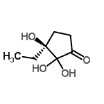 CAS#: 514213-36-6, (3S)-3-Ethyl-2,2,3-Trihydroxycyclopentanone