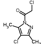 CAS 登录号：514218-23-6， 2-氯-1-(4-氯-3,5-二甲基-1H-吡唑-1-基)乙酮