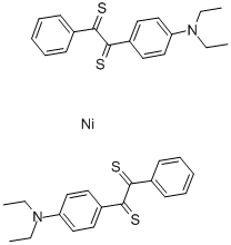 CAS 登录号：51449-18-4， 二(1-(4-(二乙基氨基)苯基)-2-苯基-1,2-乙烯二硫醇(2-)-S,S')-镍