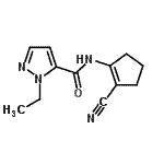 CAS#: 514816-17-2, N-(2-Cyano-1-Cyclopenten-1-Yl)-1-Ethyl-1H-Pyrazole-5-Carboxamide