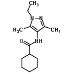 CAS#: 514816-78-5, N-(1-Ethyl-3,5-Dimethyl-1H-Pyrazol-4-Yl)Cyclohexanecarboxamide