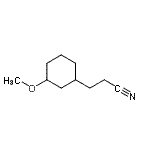 CAS#: 514848-27-2, 3-(3-Methoxycyclohexyl)Propanenitrile