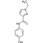 CAS#: 514855-35-7, 1-Ethyl-N-(4-Methylphenyl)-1H-Pyrazole-3-Carboxamide