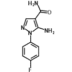 CAS 登录号：51516-69-9， 5-氨基-1-(4-氟苯基)-1H-吡唑-4-甲酰胺