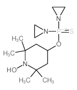 CAS#: 51526-59-1, 4-[[Bis(1-aziridinyl)phosphinothioyl]oxy]-2,2,6,6-tetramethyl-1-Piperidinyloxy