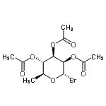 CAS 登录号：5158-64-5， 2,3,4-三-O-乙酰基-6-脱氧-alpha-L-甘露糖基溴化物