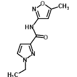 CAS#: 515848-59-6, 1-Ethyl-N-(5-Methyl-1,2-Oxazol-3-Yl)-1H-Pyrazole-3-Carboxamide