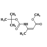 CAS#: 516483-95-7, Methyl (2Z)-3-({[(2-Methyl-2-Propanyl)Oxy]Carbonyl}Amino)-2-Butenoate