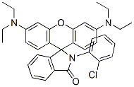 CAS#: 51750-84-6, 2-(2-Chlorophenyl)-3',6'-Bis(Diethylamino)Spiro[1H-Isoindole-1,9'-[9H]Xanthene]-3(2H)-One