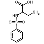 CAS 登录号：51786-16-4， 2-[(苯磺酰基)氨基]丁酸