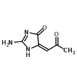 CAS#: 517870-39-2, (5E)-2-Amino-5-(2-Oxopropylidene)-1,5-Dihydro-4H-Imidazol-4-One