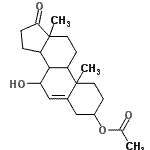 CAS 登录号：517894-20-1， 7-羟基-17-氧代雄甾-5-烯-3-基乙酸酯
