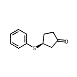CAS#: 518028-03-0, (3S)-3-(Phenylsulfanyl)Cyclopentanone
