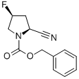 CAS 登录号：518047-78-4， (2S,4S)-2-氰基-4-氟-1-吡咯烷羧酸苄酯