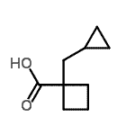 CAS#: 518346-54-8, 1-(Cyclopropylmethyl)Cyclobutanecarboxylic Acid