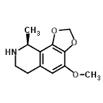 CAS#: 519-04-0, (9S)-4-Methoxy-9-Methyl-6,7,8,9-Tetrahydro[1,3]Dioxolo[4,5-h]Isoquinoline