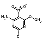 CAS#: 519047-11-1, 2-Chloro-6-Methoxy-5-Nitro-4-Pyrimidinamine