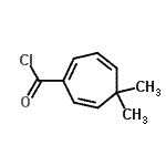 CAS#: 51906-40-2, 5,5-Dimethyl-1,3,6-Cycloheptatriene-1-Carbonyl Chloride