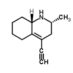 CAS#: 519164-95-5, (2R,8aS)-4-Ethynyl-2-Methyl-1,2,3,5,6,7,8,8A-Octahydroquinoline