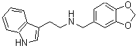 CAS 登录号：51918-89-9， N-(1,3-苯并二氧戊环-5-基甲基)-2-(1H-吲哚-3-基)乙胺