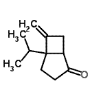 CAS 登录号：519184-01-1， 5-异丙基-6-亚甲基双环[3.2.0]庚烷-2-酮
