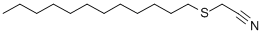 CAS 登录号：51956-42-4， 十二烷基硫代乙腈
