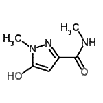 CAS#: 51986-06-2, 5-Hydroxy-N,1-Dimethyl-1H-Pyrazole-3-Carboxamide