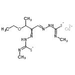 CAS#: 52001-83-9, Copper (2E)-2,2'-[(1E)-3-ethoxy-1,2-butanediylidene]bis(N-methylhydrazinecarbimidothioate)