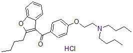 CAS 登录号：52031-23-9， 2-丁基-3-(4-gamma-二丁基氨基丙氧基苯甲酰基)苯并呋喃盐酸盐