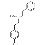 CAS 登录号：52059-47-9， 4-{2-[甲基(2-苯基乙基)氨基]乙基}苯酚