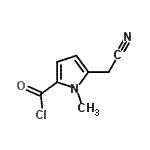 CAS#: 52074-59-6, 5-(Cyanomethyl)-1-Methyl-1H-Pyrrole-2-Carbonyl Chloride