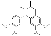 CAS#: 521-55-1, (1S,2R,3S)-1-(3,4-Dimethoxyphenyl)-1,2,3,4- Tetrahydro-6,7-Dimethoxy-2,3-Dimethyl-Naphthalene