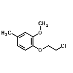 CAS#: 521061-61-0, 1-(2-Chloroethoxy)-2-Methoxy-4-Methylbenzene