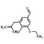 CAS#: 521068-29-1, 3-Ethoxy-4-Hydroxy-5-(2-Methyl-2-Propen-1-Yl)Benzaldehyde