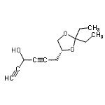 CAS 登录号：521078-77-3， 6-[(4R)-2,2-二乙基-1,3-二氧戊环-4-基]-1,4-己二炔-3-醇